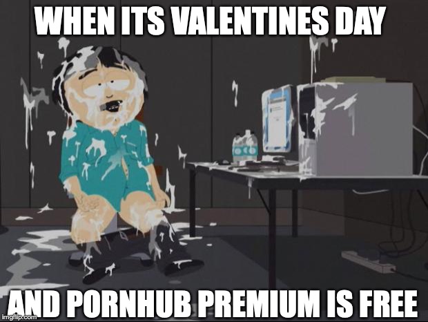 Randy Marsh computer | WHEN ITS VALENTINES DAY; AND PORNHUB PREMIUM IS FREE | image tagged in randy marsh computer,valentine's day,masturbation,pornhub,porn | made w/ Imgflip meme maker