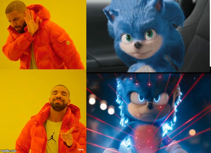 It's Final Out! | image tagged in yes/no,new sonic movie,sonic the hedgehog,movies,gaming | made w/ Imgflip meme maker