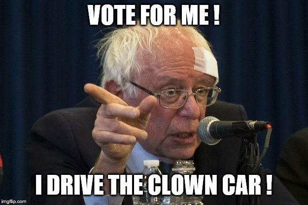 clowns | VOTE FOR ME ! I DRIVE THE CLOWN CAR ! | image tagged in vince vance | made w/ Imgflip meme maker