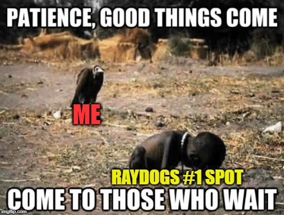 ME; RAYDOGS #1 SPOT | image tagged in raydog,leaderboard,begging for upvotes,imgflip users,lol | made w/ Imgflip meme maker