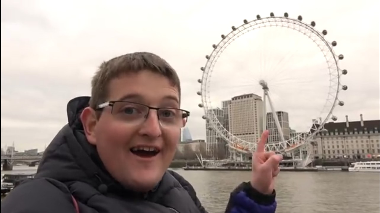 Shawn Sanbrooke boasting about London Eye Blank Meme Template