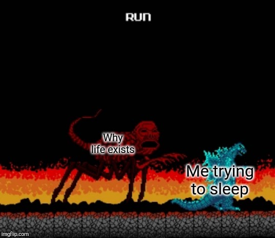 Red | Why life exists; Me trying to sleep | image tagged in red | made w/ Imgflip meme maker