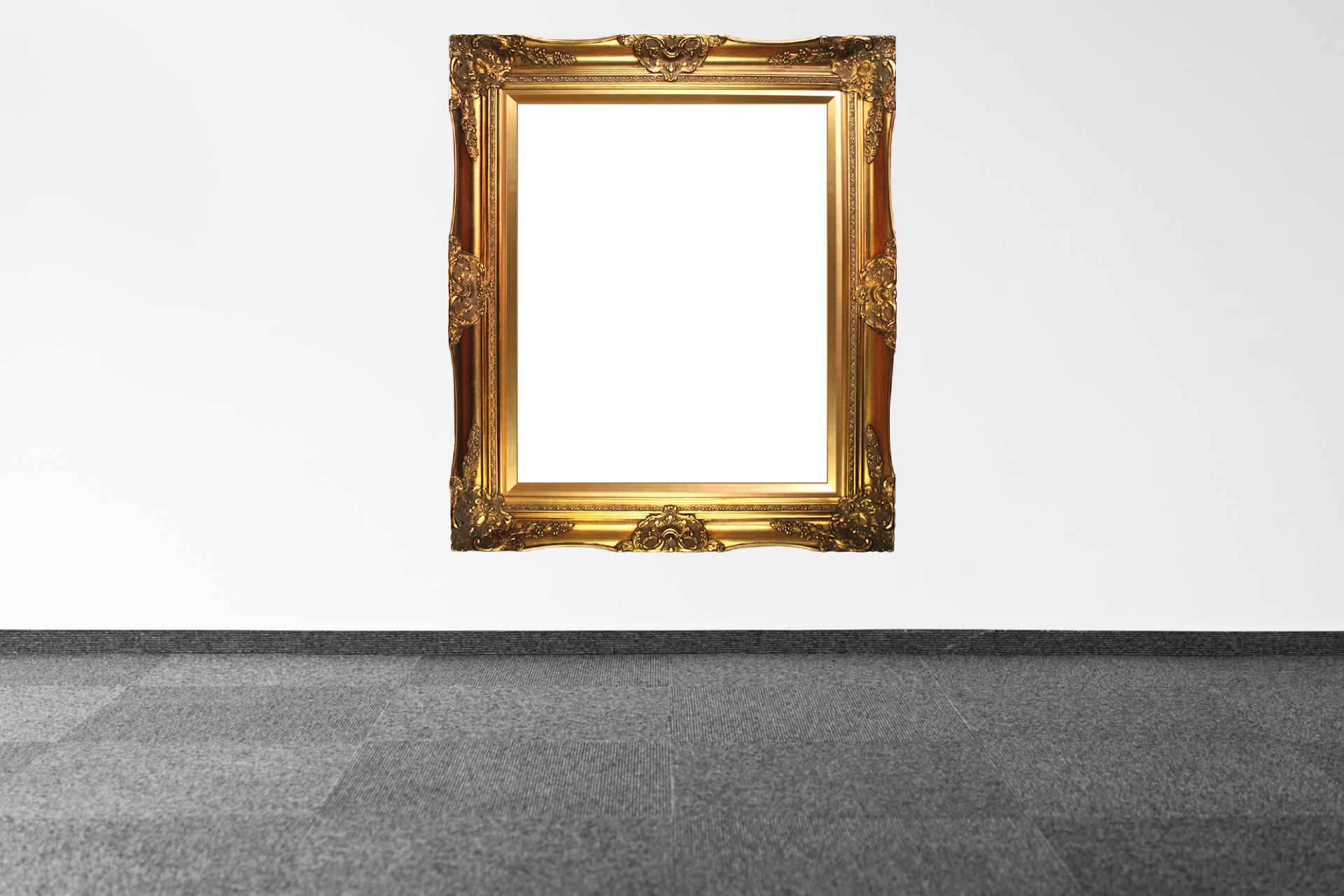 Paint blank. Museum frame.