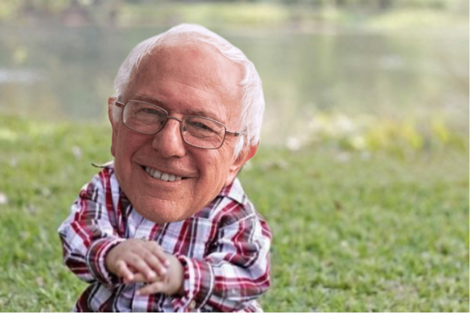 High Quality Evil baby Bernie Blank Meme Template