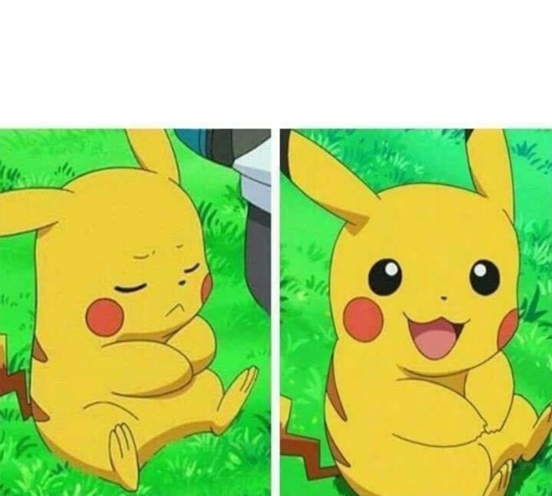 Pikachu Blank Meme Template