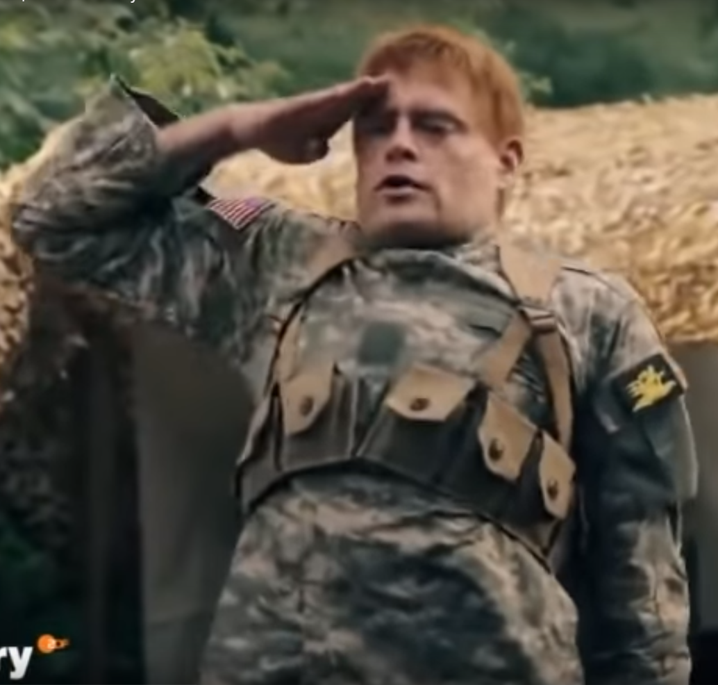 High Quality Solider Saluting Blank Meme Template