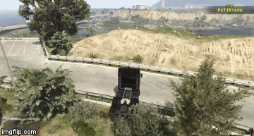 Truckscapades | image tagged in gifs,video games | made w/ Imgflip video-to-gif maker