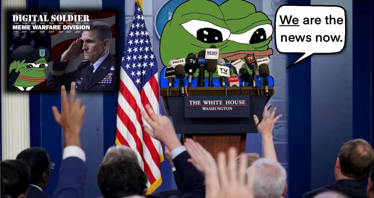 High Quality Digital Soldiers Pepe Blank Meme Template