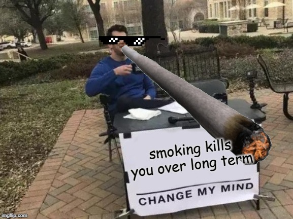 smoking is bad for you kids | smoking kills you over long term | image tagged in funny | made w/ Imgflip meme maker