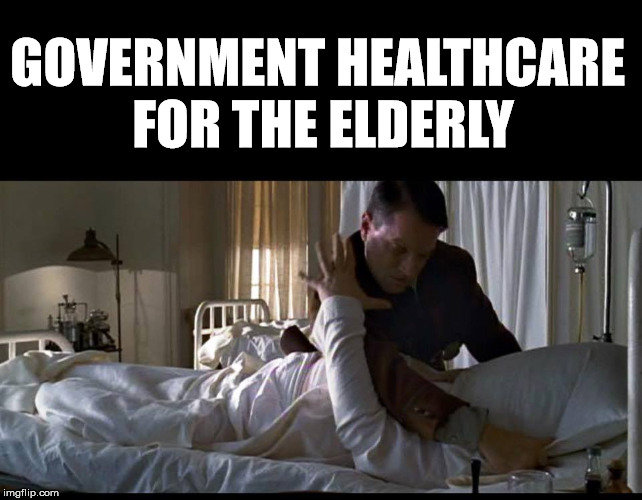 Paul Ryan's Healthcare Plan | GOVERNMENT HEALTHCARE 
FOR THE ELDERLY | image tagged in paul ryan's healthcare plan | made w/ Imgflip meme maker