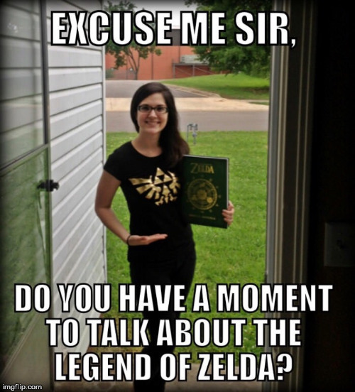 I might just answer the door this time. | image tagged in legend of zelda | made w/ Imgflip meme maker