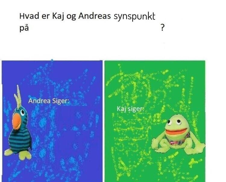 kaj og andrea Blank Meme Template