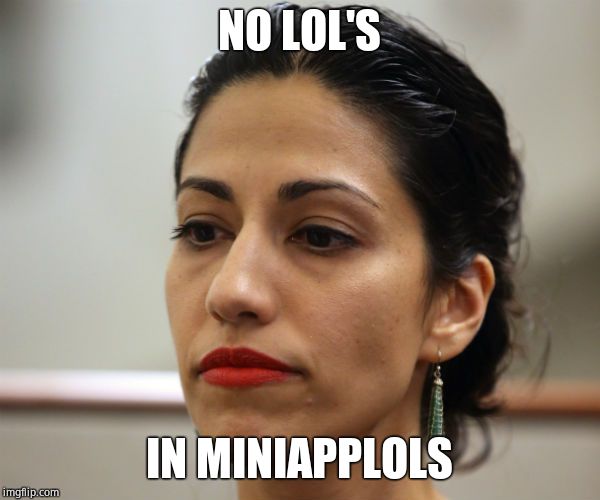 Huma isn't humored | NO LOL'S IN MINIAPPLOLS | image tagged in huma isn't humored | made w/ Imgflip meme maker