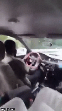 Take it easy | image tagged in gifs,take it easy,funny,car accident | made w/ Imgflip video-to-gif maker