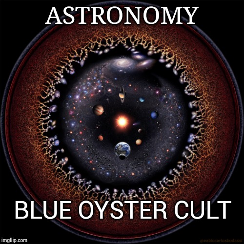 My favorite | ASTRONOMY; BLUE OYSTER CULT | image tagged in pablo carlos budassi observable universe,astronomy,blue oyster cult,good stuff,classic rock | made w/ Imgflip meme maker