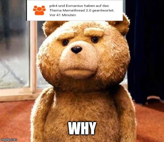 TED Meme | WHY | image tagged in memes,ted | made w/ Imgflip meme maker