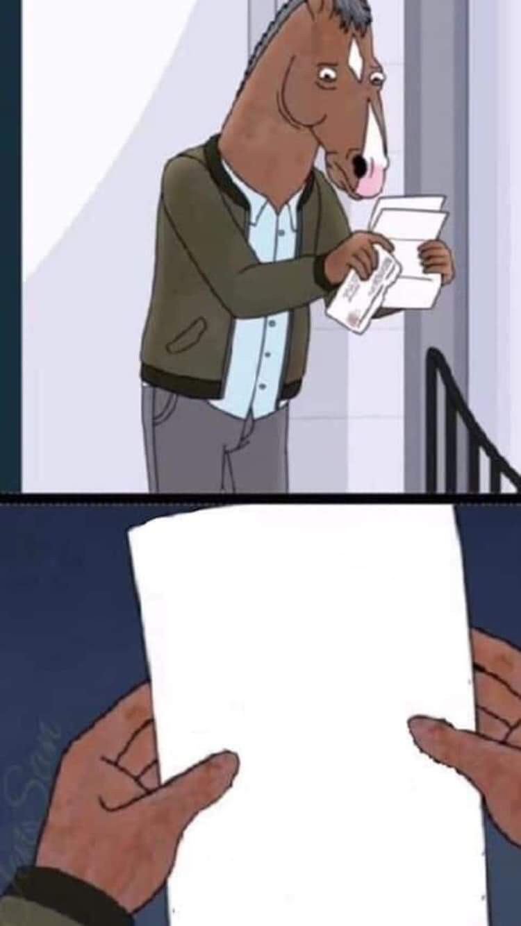 I always read the bottom half of this meme template in Judah's voice so I  decided to make a new template. Any good meme ideas? : r/BoJackHorseman