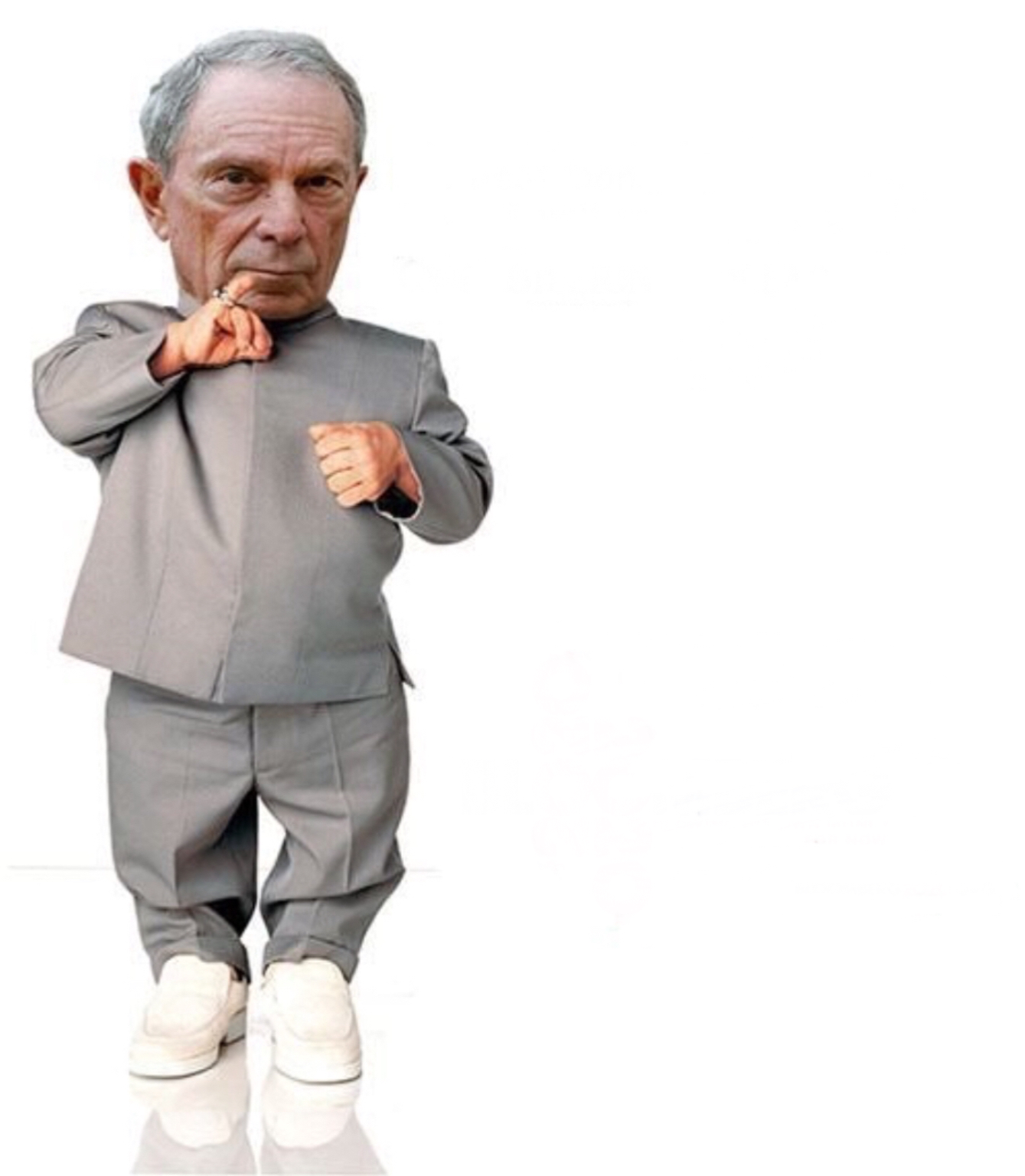 Mini Me Bloomberg Blank Meme Template