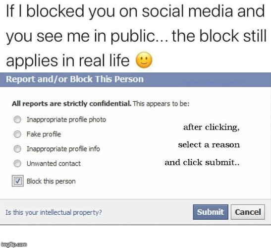 COVELL BELLAMY III | image tagged in social media block applies to real life as well | made w/ Imgflip meme maker
