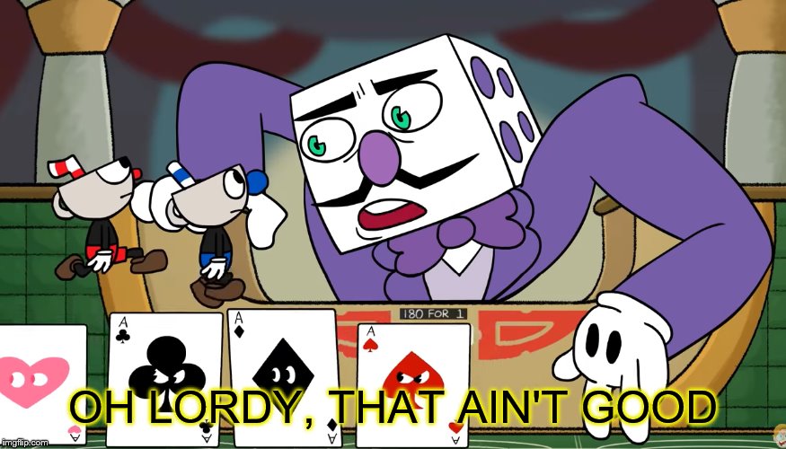 High Quality king dice oh lordy, that ain't good Blank Meme Template