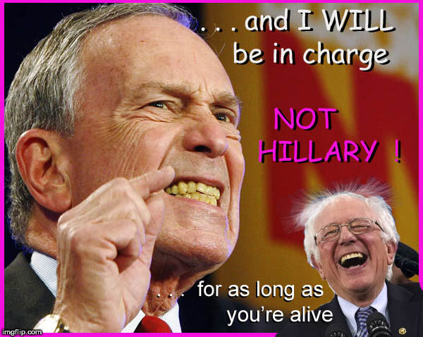 Michael Bloomberg soon to be RIP | image tagged in michael bloomberg,hillary clinton,jeffrey epstein,political meme,bernie sanders,lol so funny | made w/ Imgflip meme maker