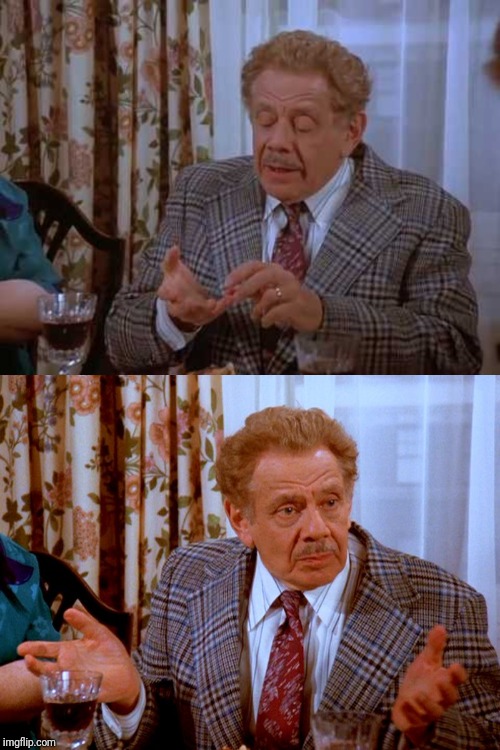Frank Costanza Counts The Reasons Blank Meme Template