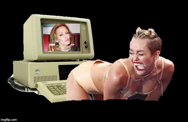 Miley Cyrus Peeing Porn - There are no words. But remember, always keep a barfbag ready - Imgflip