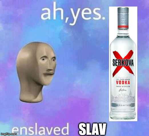 Ah Yes enslaved | SLAV | image tagged in ah yes enslaved | made w/ Imgflip meme maker