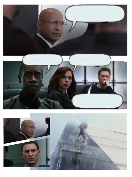 High Quality Avengers Boardroom Suggestion Blank Meme Template