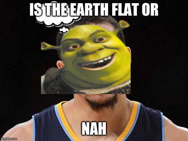 javale mcgee | IS THE EARTH FLAT OR; NAH | image tagged in javale mcgee | made w/ Imgflip meme maker