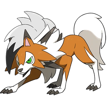 Lycanroc dusk form Blank Meme Template