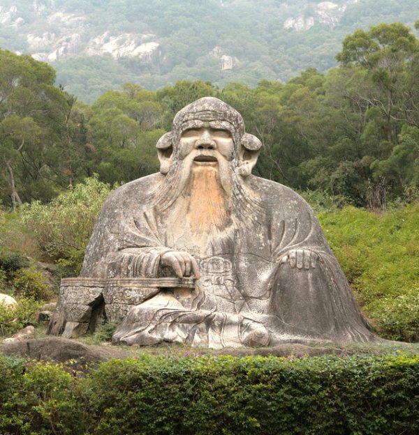 Laozi statue Blank Meme Template