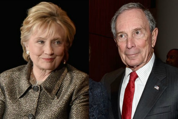 Bloomberg and Hillary Blank Meme Template