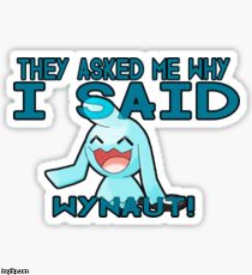 Wynaut | image tagged in wynaut | made w/ Imgflip meme maker