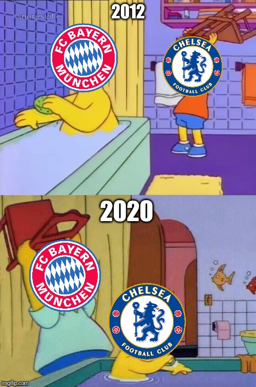Bayern's Sweet Revenge or not? Comment below! | 2012; 2020 | image tagged in memes,football,soccer,champions league,chelsea,bayern munich | made w/ Imgflip meme maker