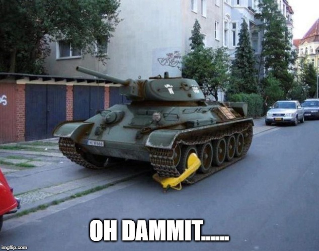 really? | OH DAMMIT...... | image tagged in bad parking | made w/ Imgflip meme maker