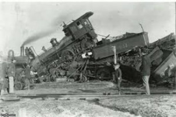 Trainwreck | . | image tagged in trainwreck | made w/ Imgflip meme maker