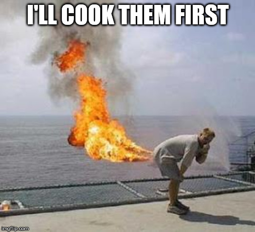 Fart | I'LL COOK THEM FIRST | image tagged in fart | made w/ Imgflip meme maker