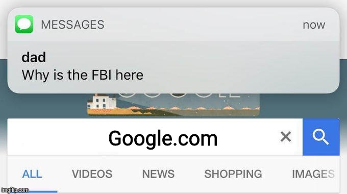 why is the FBI here? | Google.com | image tagged in why is the fbi here | made w/ Imgflip meme maker