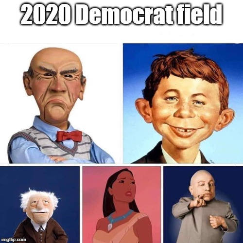 Pick your poison | 2020 Democrat field | image tagged in bernie sanders,elizabeth warren,joe biden,mayor | made w/ Imgflip meme maker