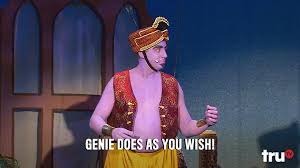 Genie does as you wish Blank Meme Template