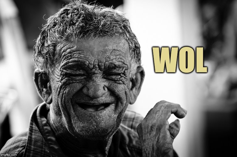 Old man Wheezing Out Loud | WOL | image tagged in old man wheezing out loud | made w/ Imgflip meme maker