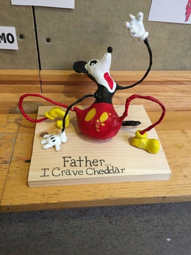 Cheddar mickey Blank Meme Template