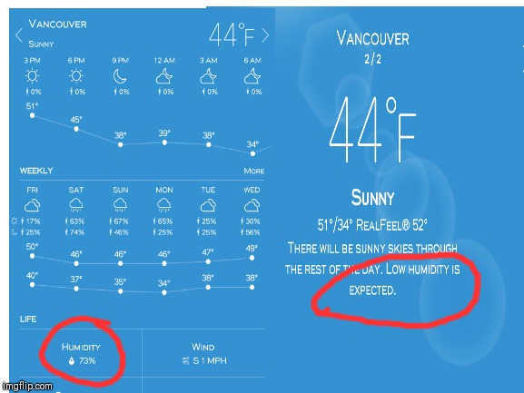 -_- | image tagged in vancouver,weather | made w/ Imgflip meme maker