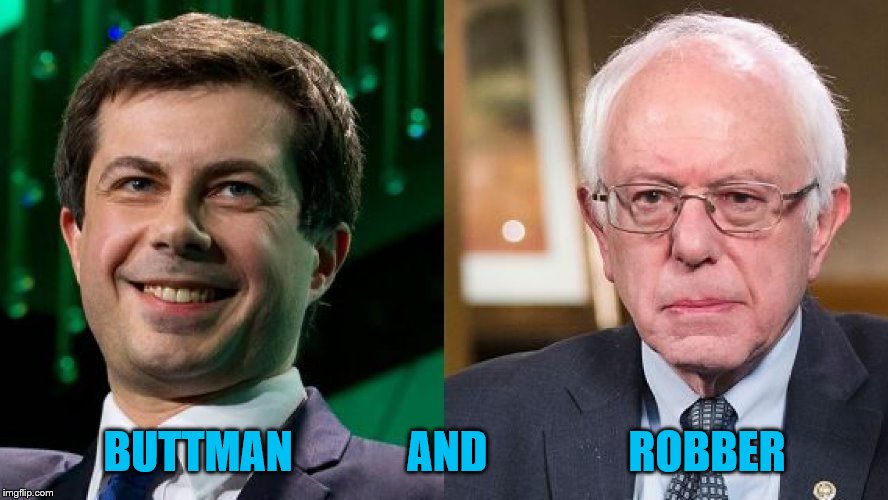 Can they win, or does Donald hold the "Trump" card? Blam! Pow! | BUTTMAN             AND                ROBBER | image tagged in election 2020,funny memes,politics,bernie sanders,batman and robin | made w/ Imgflip meme maker