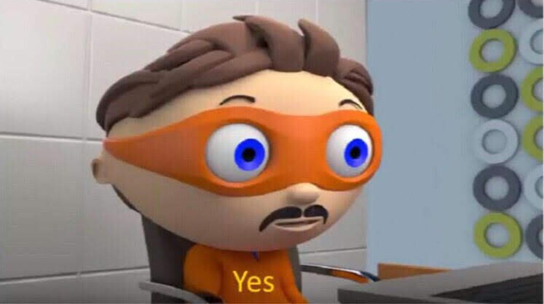 High Quality Yes. Blank Meme Template