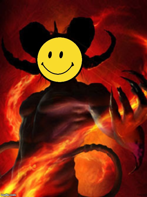 Smiley Demon Blank Meme Template