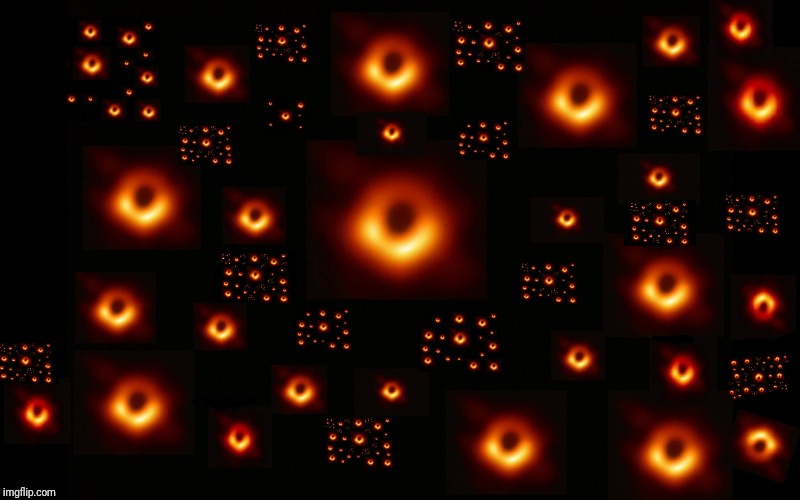 So many black holes in one pic | image tagged in ton of black holes | made w/ Imgflip meme maker