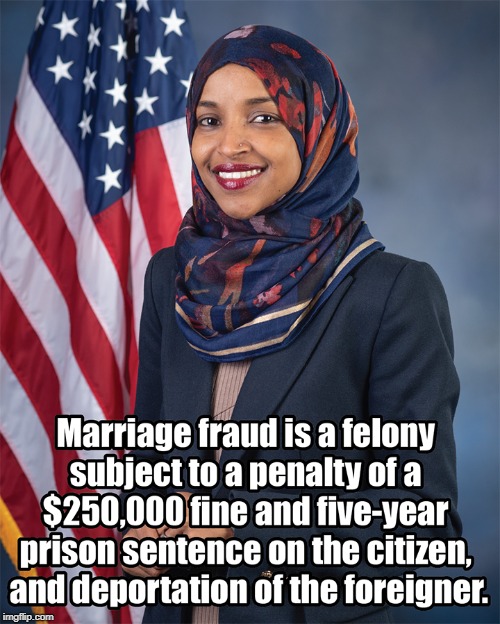 Sitting on our Congress | image tagged in ilhan omar,memes,marriage fraud | made w/ Imgflip meme maker