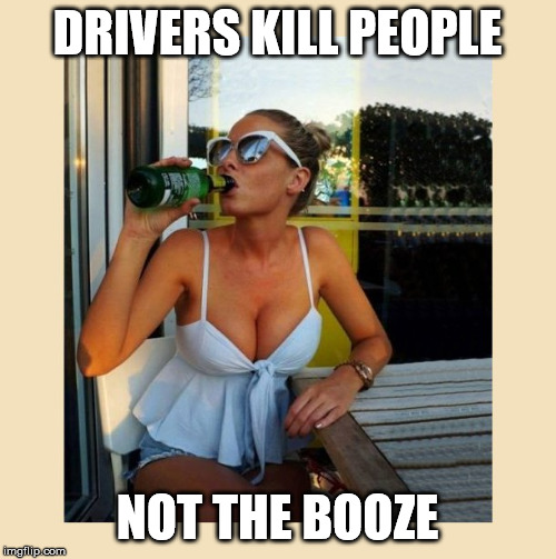 none of my business | DRIVERS KILL PEOPLE NOT THE BOOZE | image tagged in none of my business | made w/ Imgflip meme maker